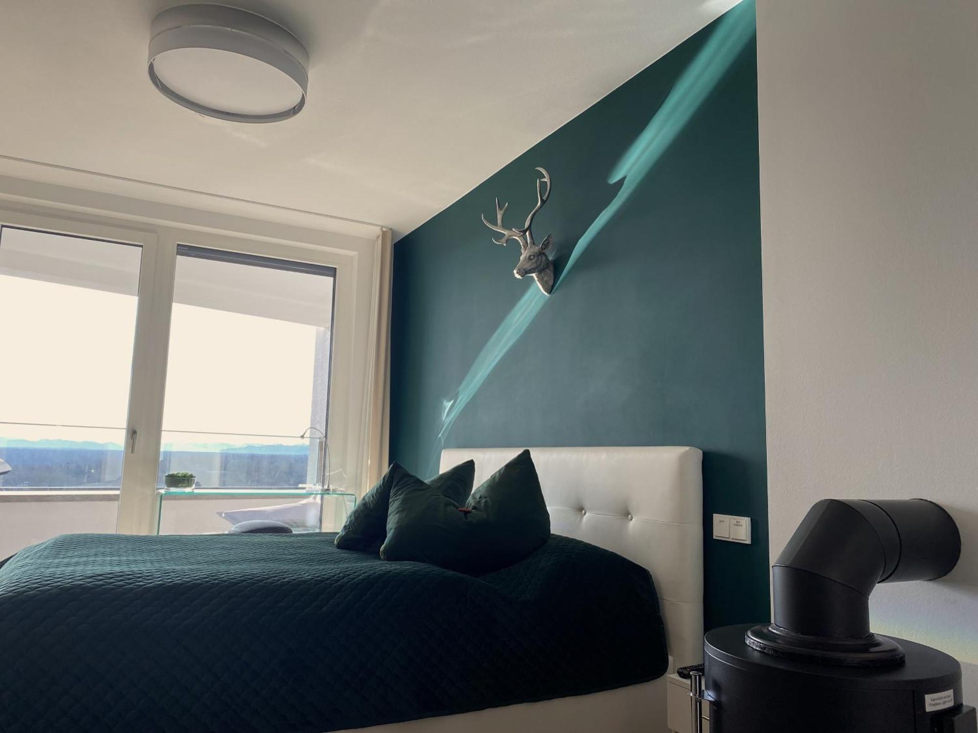 Alpen-panorama - Einzigartige Privatsuite Hoch Ueber Muenchen, 12tes Og, Alpenblick, Loggia, Whirlpool, 15 Minuten Zum Zentrum, Ruhe Und Erholung In Der Stadt Fuer Privat Und Geschaeftlich Reisende * München