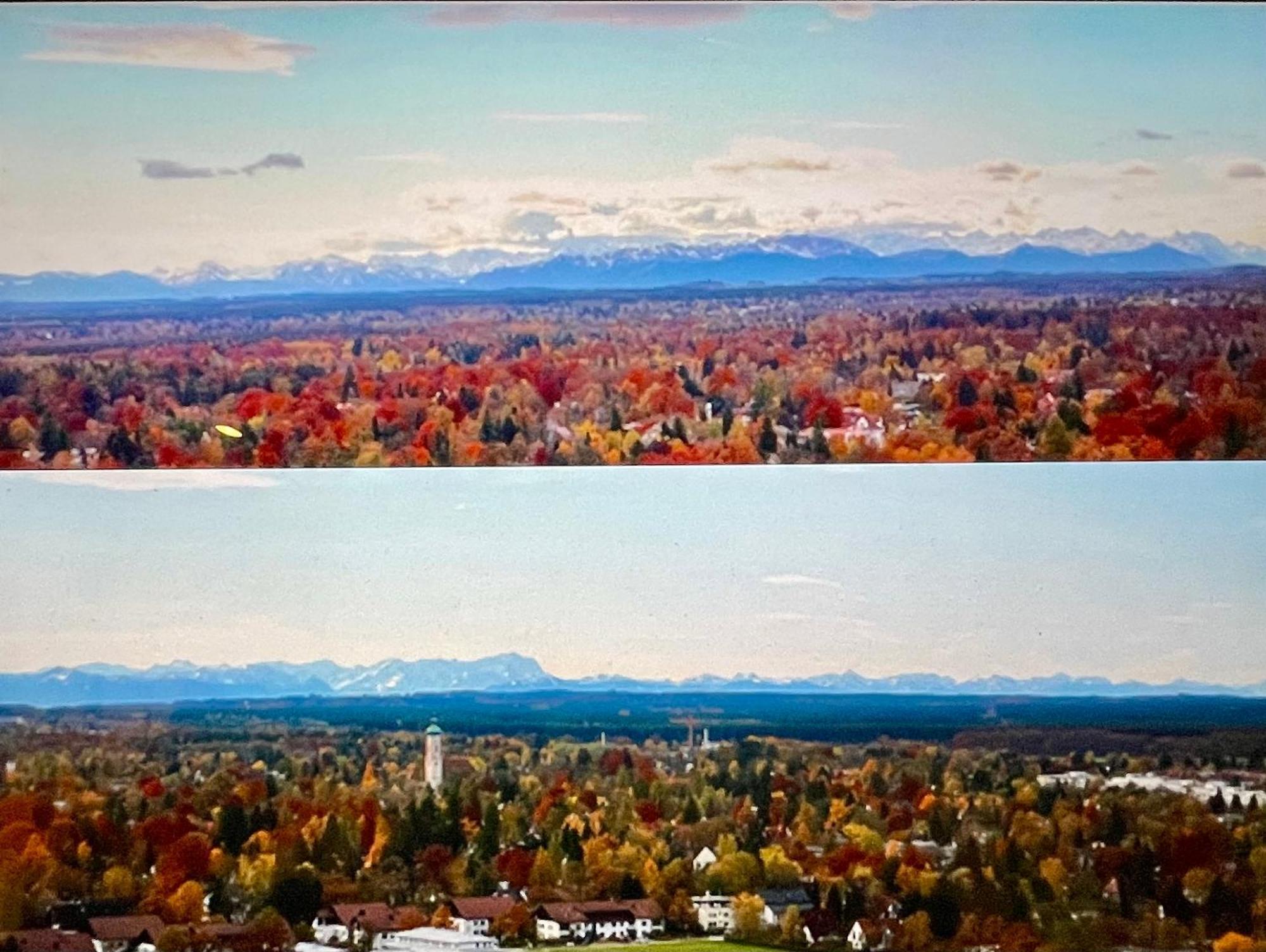 Alpen-panorama - Einzigartige Privatsuite Hoch Ueber Muenchen, 12tes Og, Alpenblick, Loggia, Whirlpool, 15 Minuten Zum Zentrum, Ruhe Und Erholung In Der Stadt Fuer Privat Und Geschaeftlich Reisende